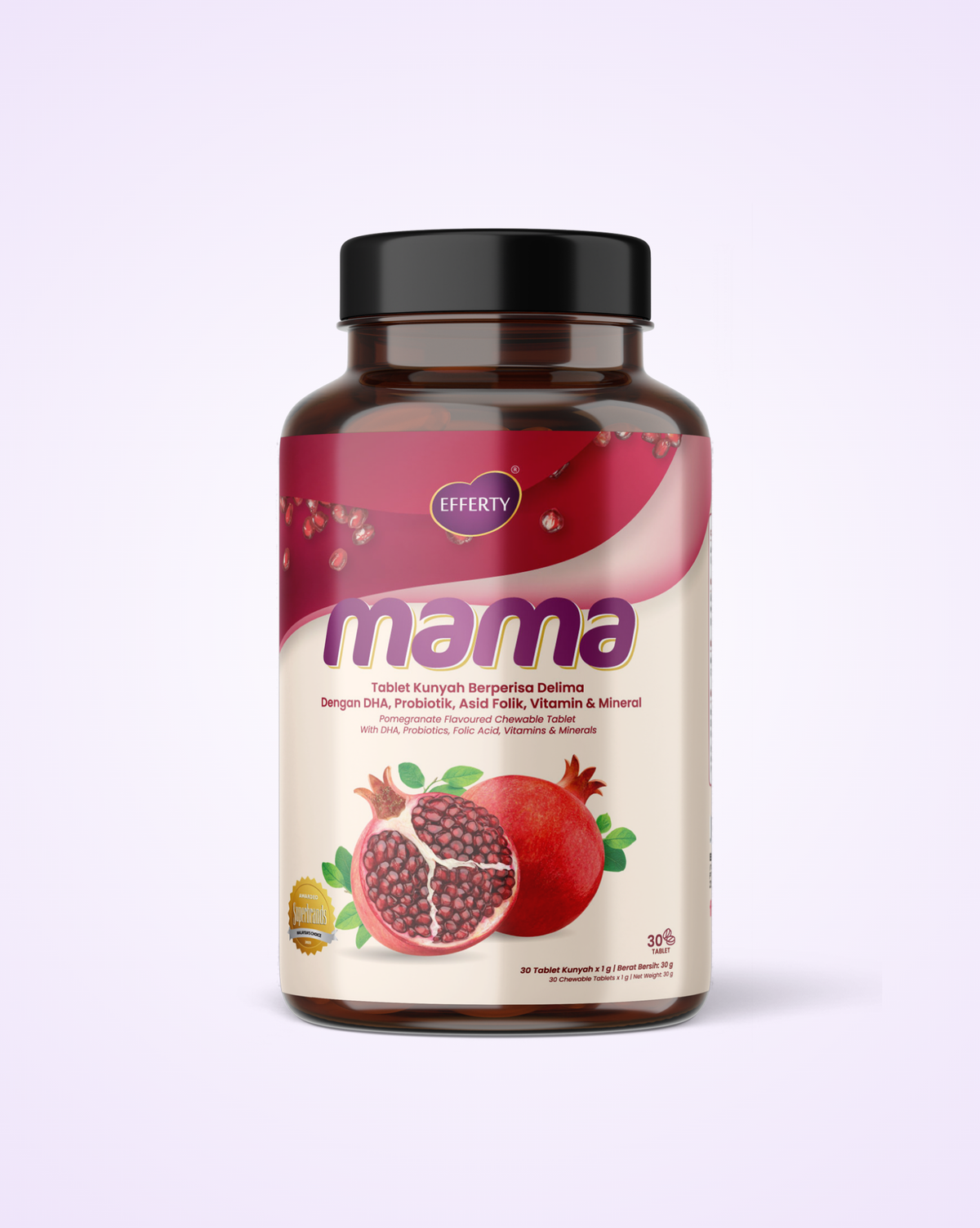 Efferty Mama - Pomegranate Chewable Tablet