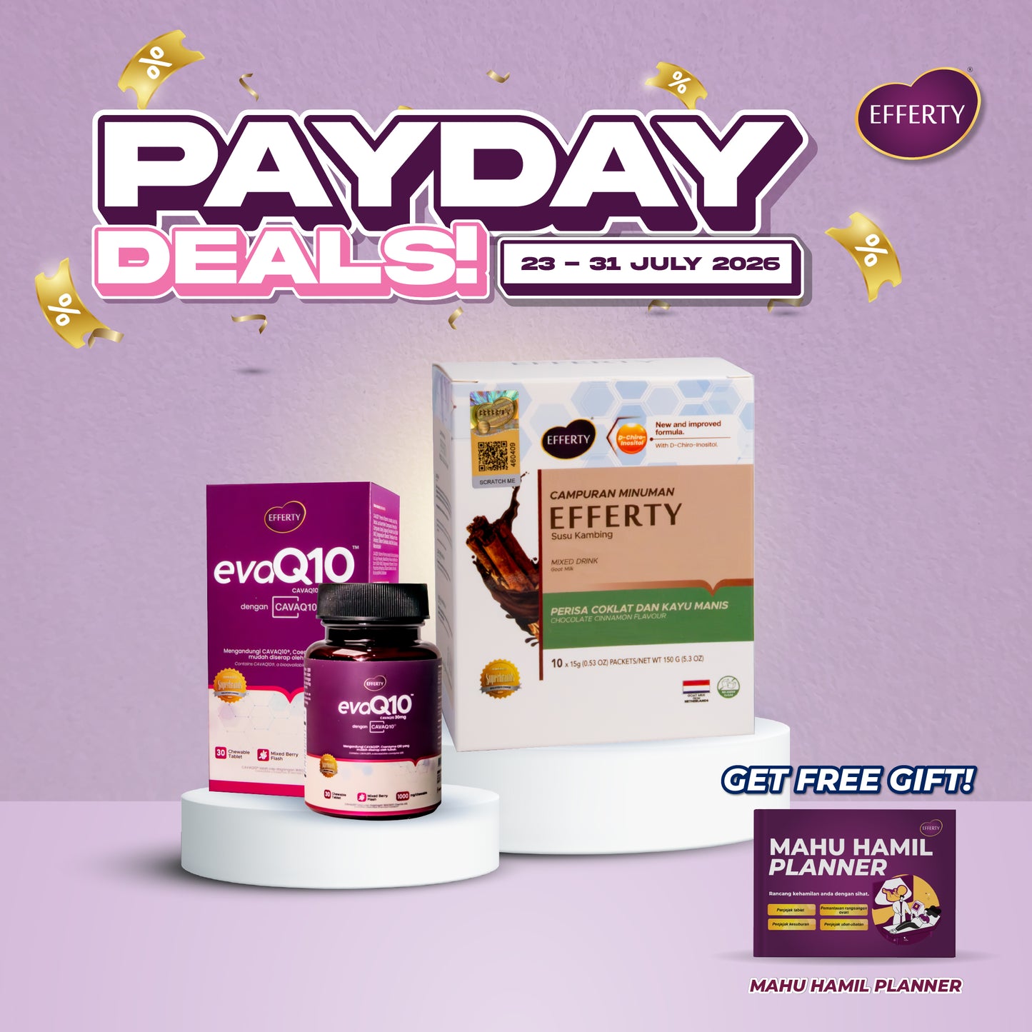 PAYDAY Deals Dci Choc Cinnamon + EvaQ10