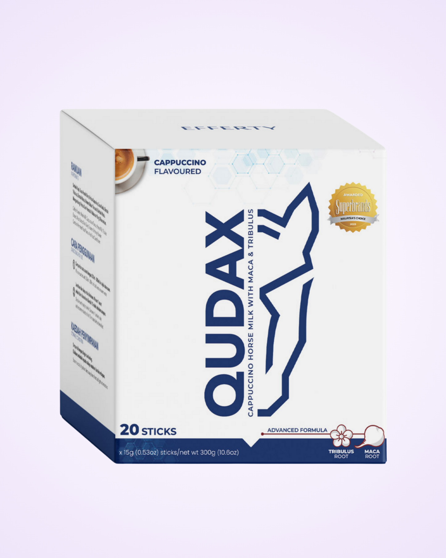 Efferty Cappucino Horse Milk With Maca & Tribulus [Qudax]